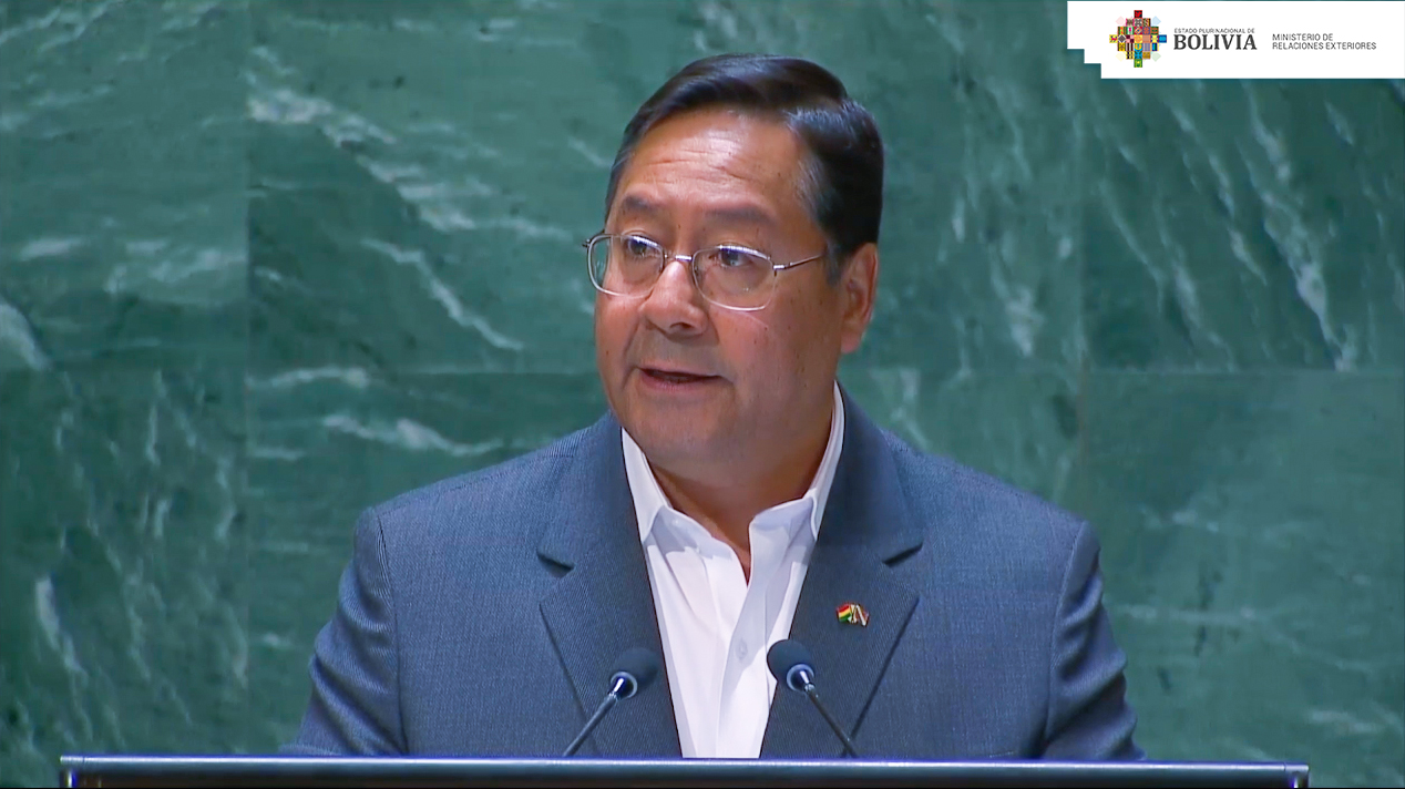 Bolivia plantea a la ONU siete propuestas para avanzar hacia un nuevo orden mundial