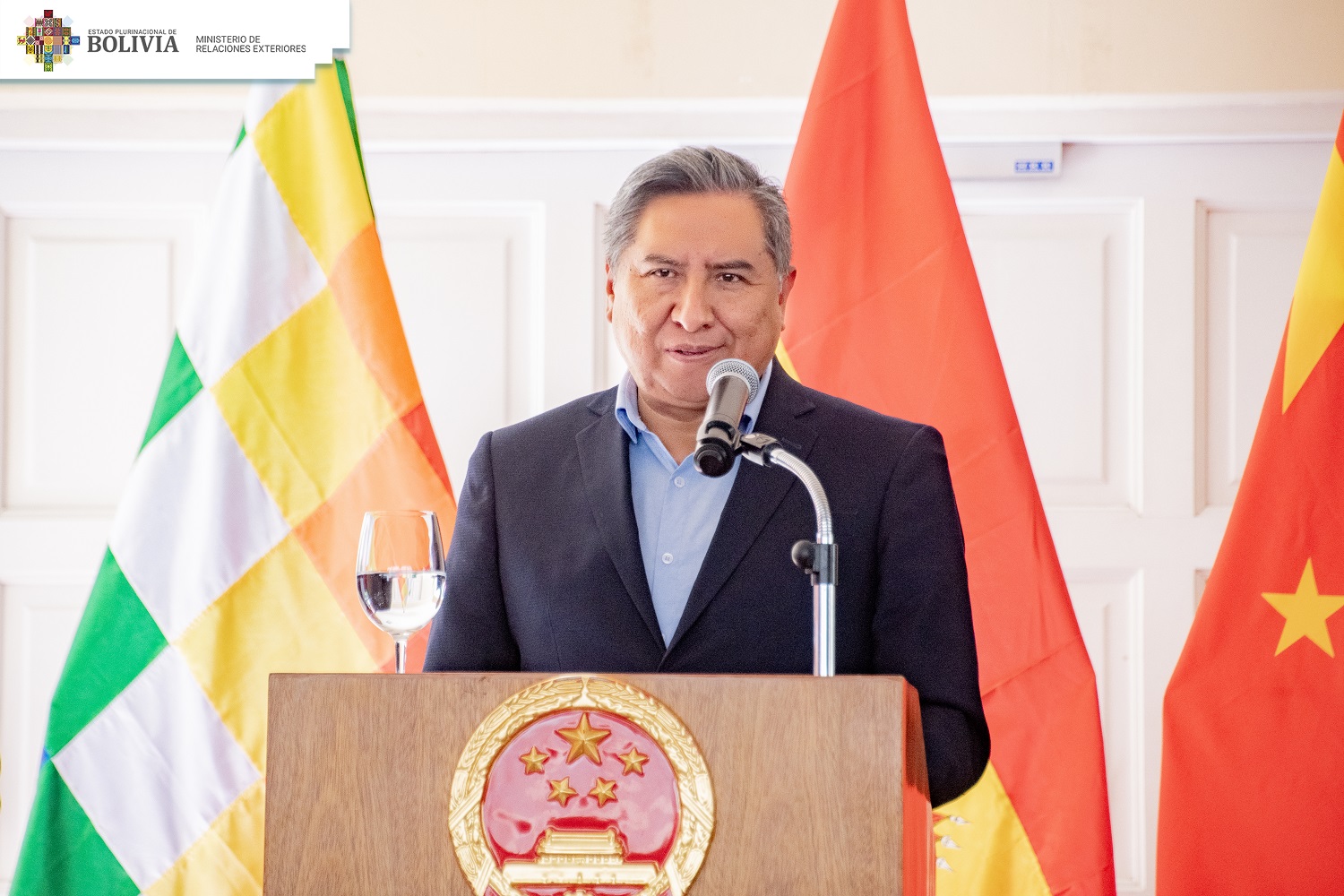 Canciller Mayta destaca gestión de Embajador de la República Popular de China que concluye misión en Bolivia