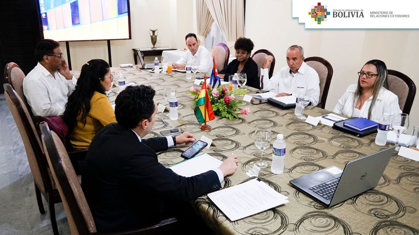 Cancillería llevó a cabo la “lI Ronda de Conversaciones Migratorias y Consulares” entre Bolivia y Cuba